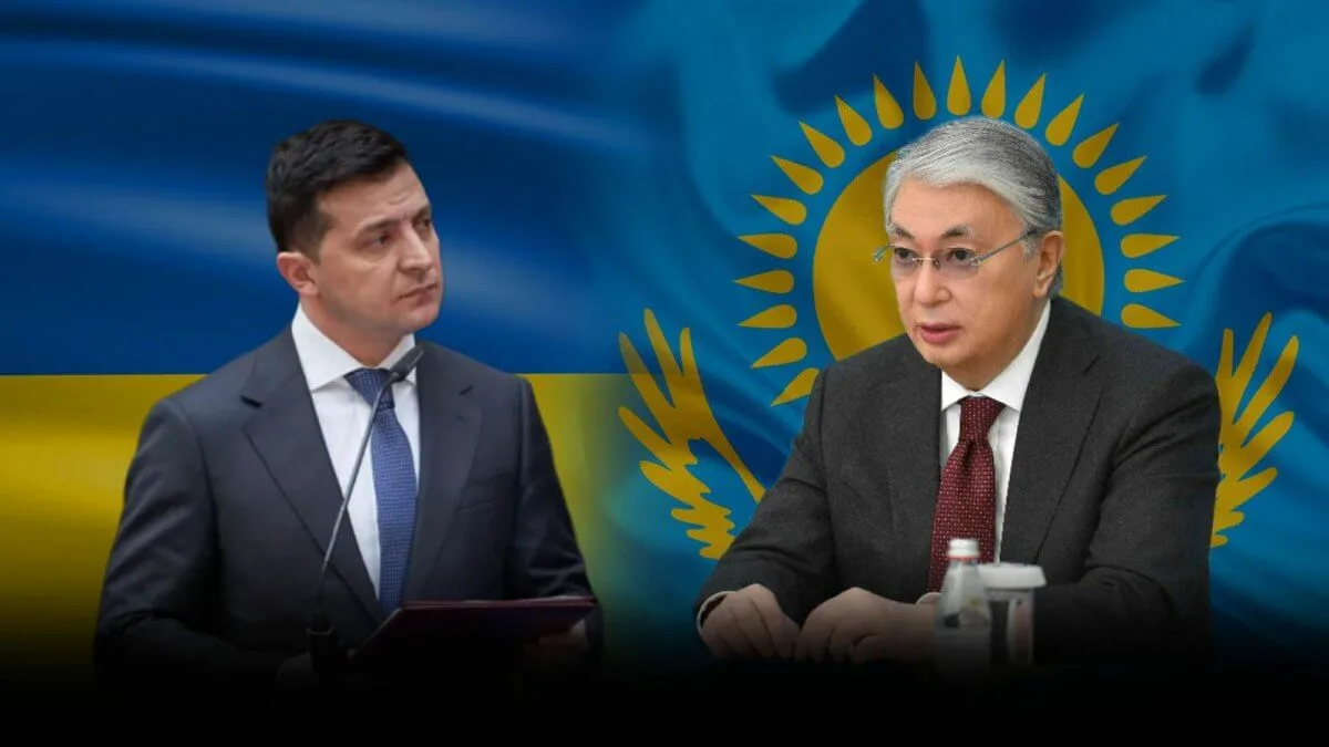 Қазақстан Президенті Зеленскийге құттықтау хатын жолдады