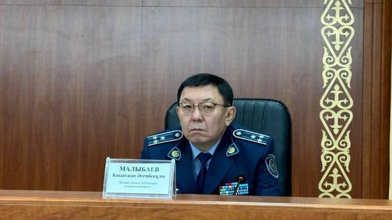 Жамбыл облысының полиция басшысы қызметінен кетті