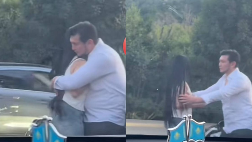Ажырасқан Жігер Ауыпбаев жас қызбен құшақтасып жүр (ВИДЕО)
