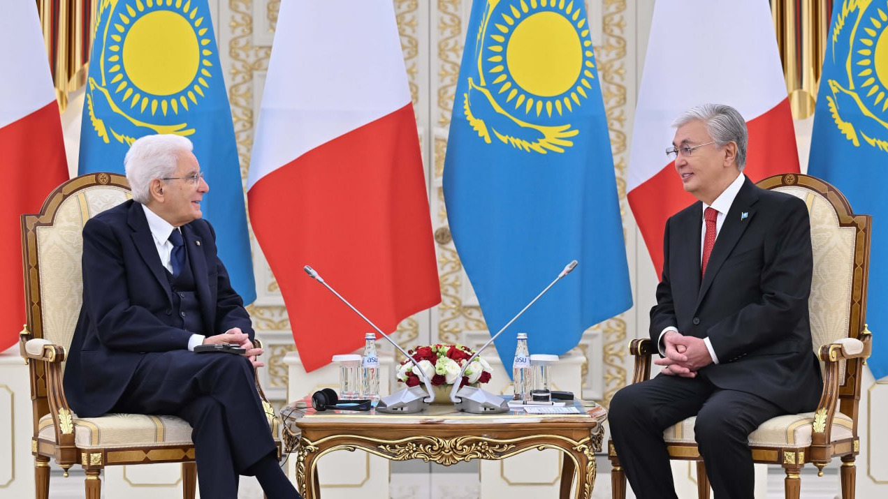 Мемлекет басшысы Серджо Маттарелламен келіссөз жүргізді