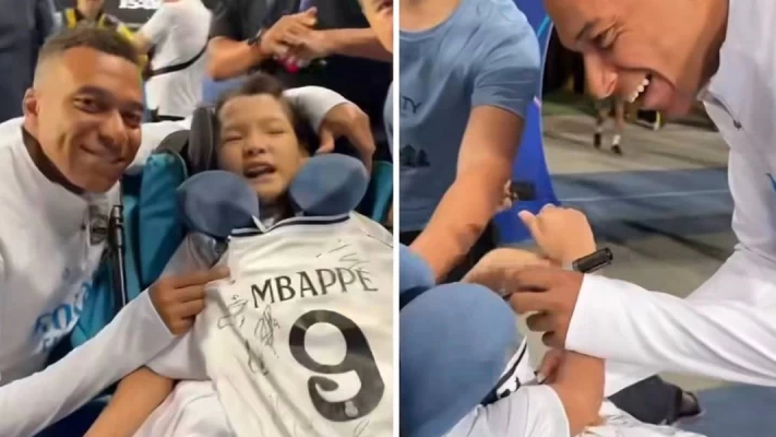 Қазақ баласы «Реал Мадридтің» футболшыларымен кездесті