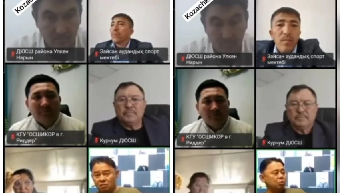 Спорт саласындағы даулы Zoom-жиналыс: министрлік ресми пікір білдірді