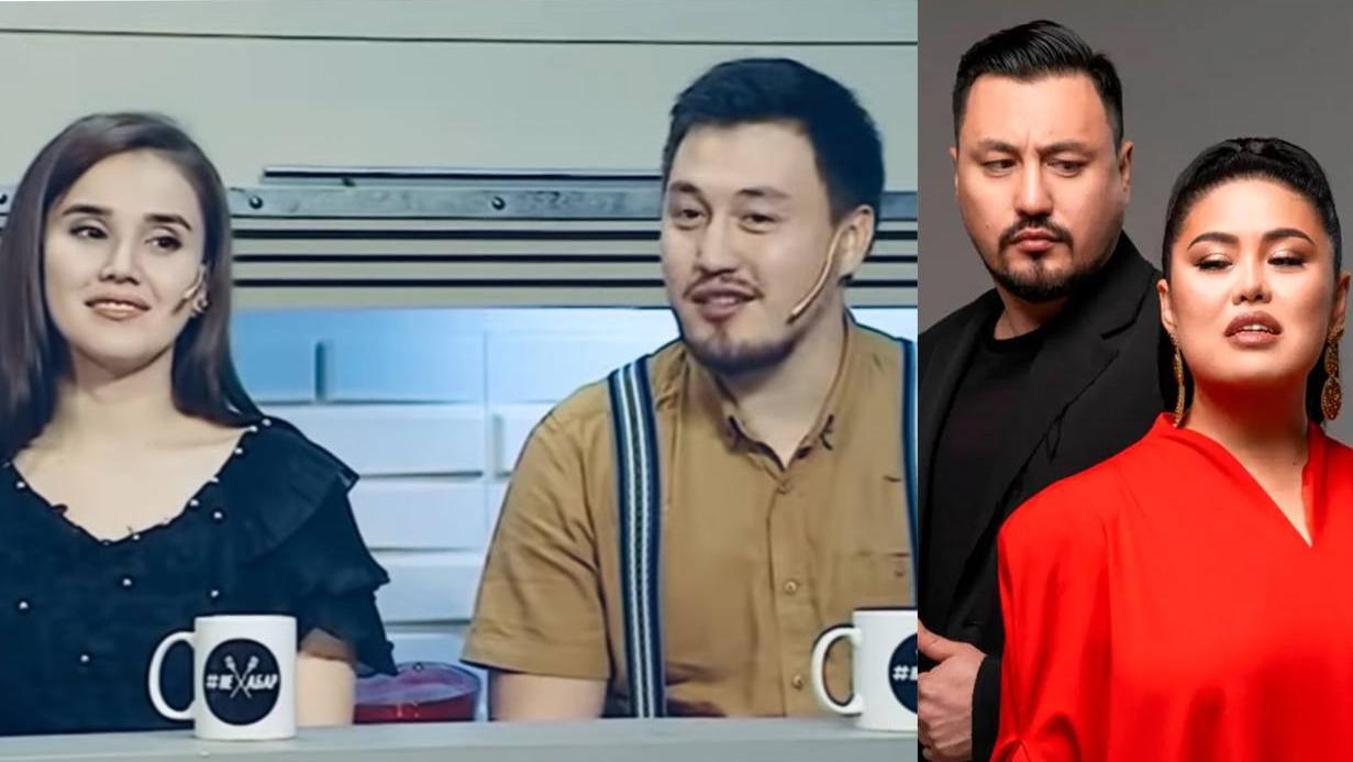 Әйелі оның жамбасына отырды