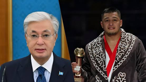 Президент Марат Байкамуровты «Қазақстан Барысы-2025» турниріндегі жеңісімен құттықтады