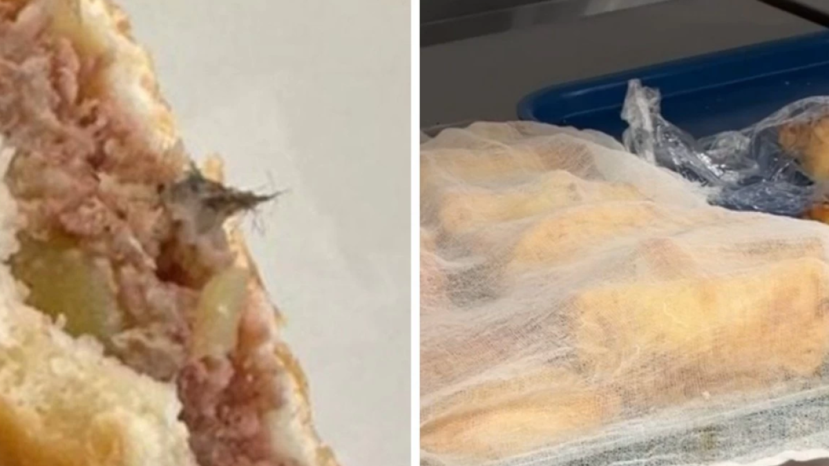 “Ата-аналарыңа айтпаңдар деді": Семейде мектеп асханасында бәліштің ішінен тышқанның жүні шықты