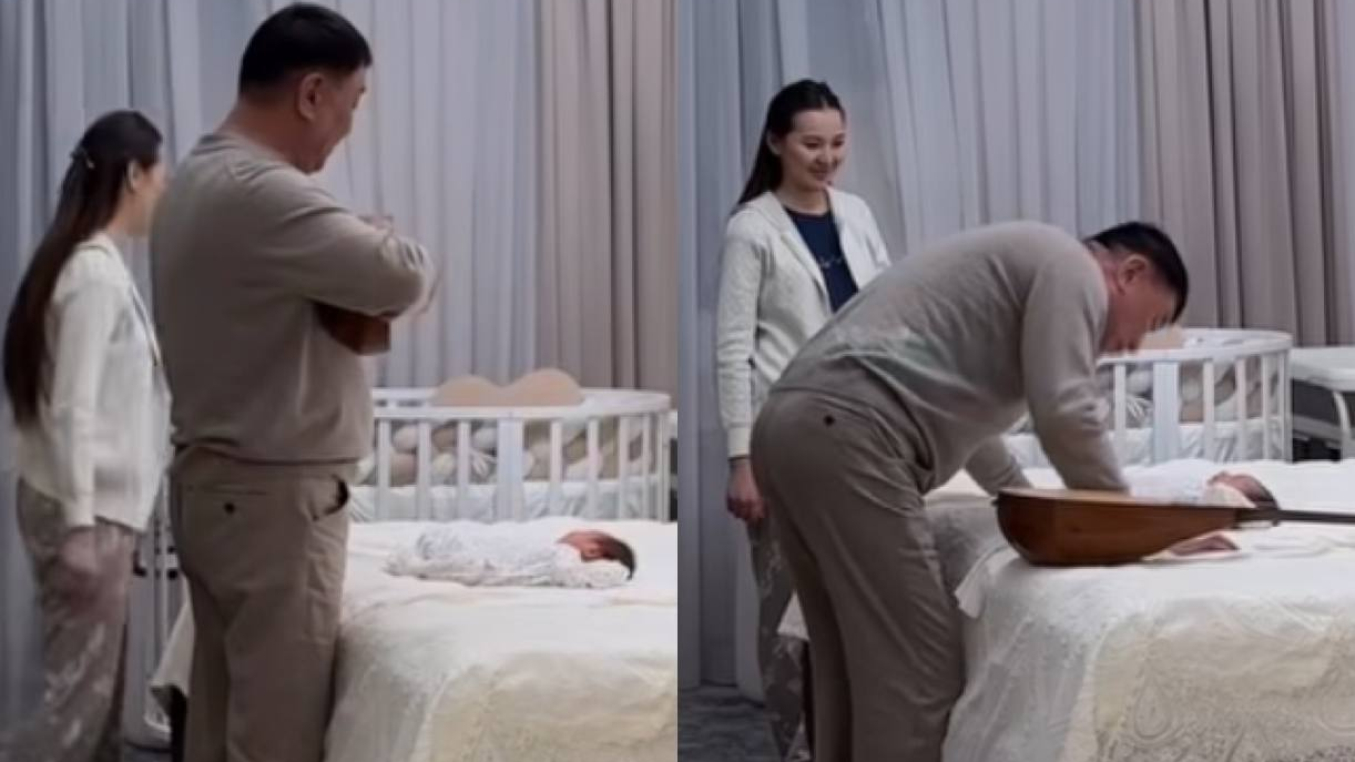 "Қайын ата келінінің бөлмесіне кірмейді": Нұртас Айдарбековтің әрекеті желіні шулатты (ВИДЕО)