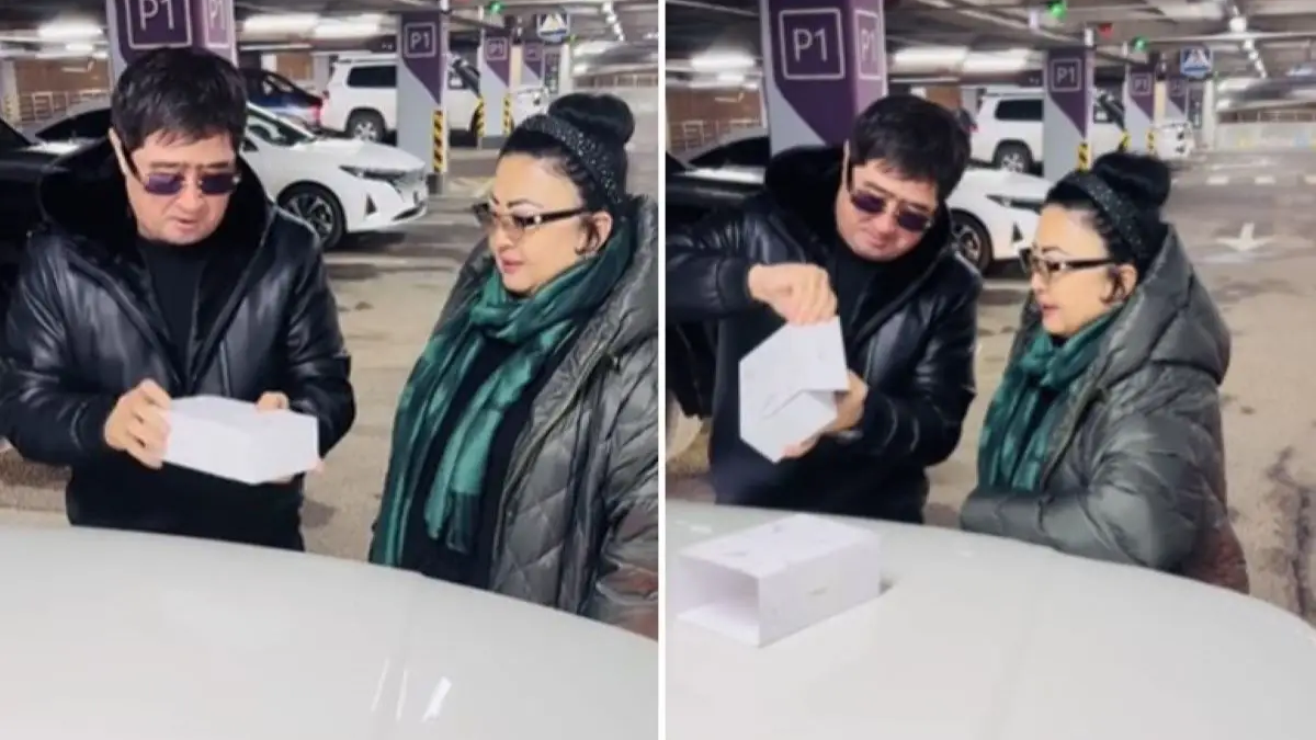 Мұқасан уәдесінде тұрды: Мақпал Жүнісова жұрттан «тығылып» сыйлық алды