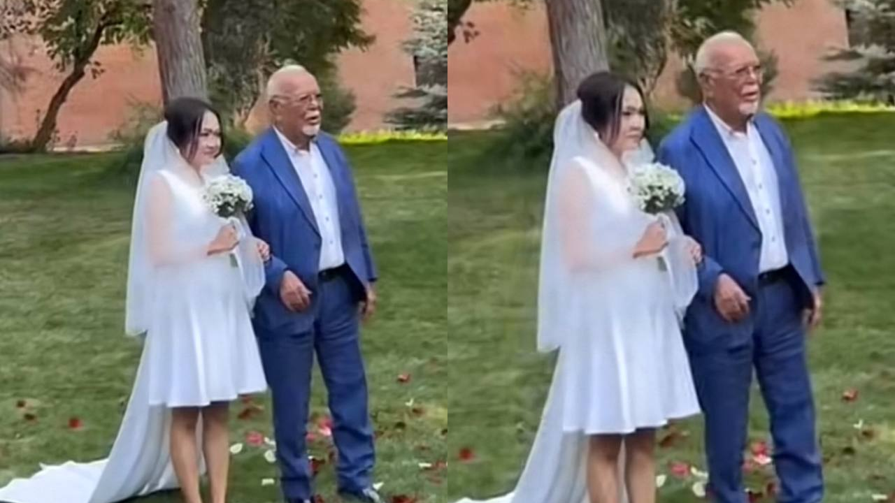 "Дәстүрді білмей ме": Асанәлі Әшімов немересін күйеуіне өзі табыстады (ВИДЕО)