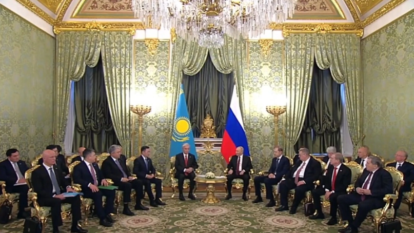 Тоқаев пен Путиннің келіссөзі басталды   