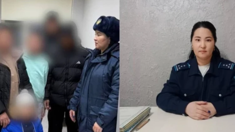 Өскеменде полиция капитаны улы газдан бес баласы бар отбасын құтқарып қалды