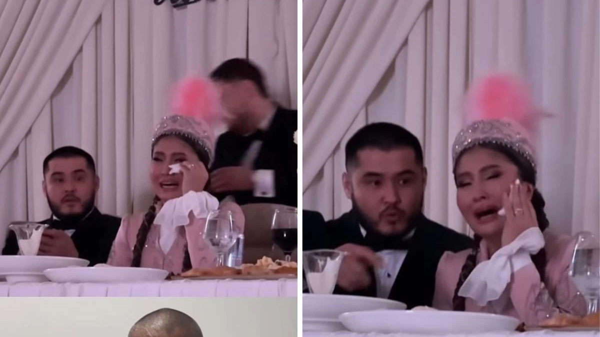 "Жаназада отырғандай не болды сонша?": Тойында өкіріп жылаған блогер көпке жақпай қалды (ВИДЕО) 