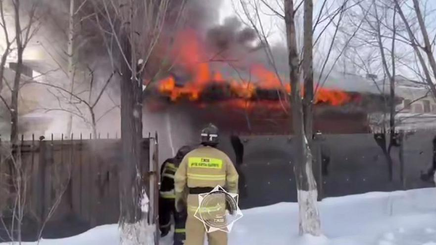 Елордадағы коттедж қалашығында өрт шықты