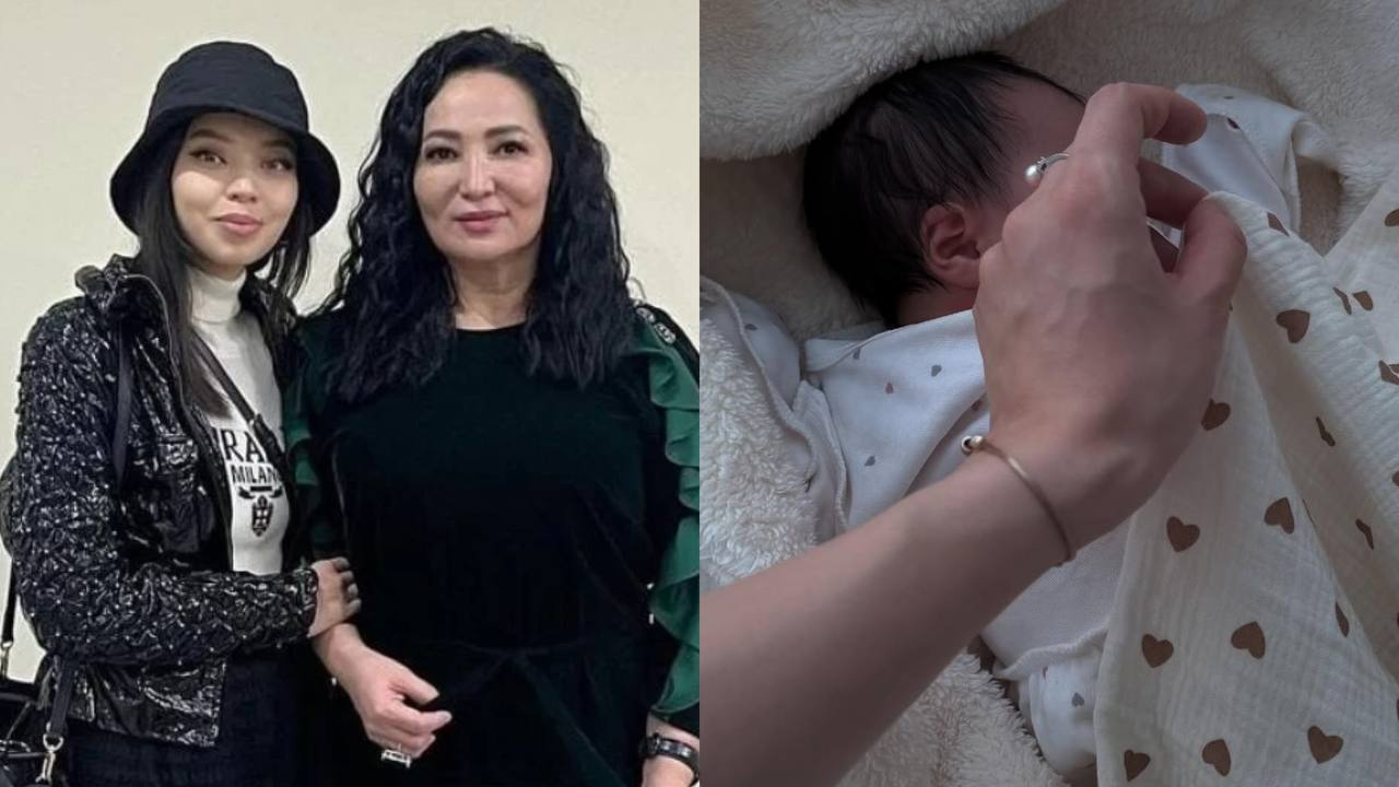 "Ханшайымды өмірге әкелді": Гүлзира Айдарбекова халықтан сүйінші сұрады (ВИДЕО) 