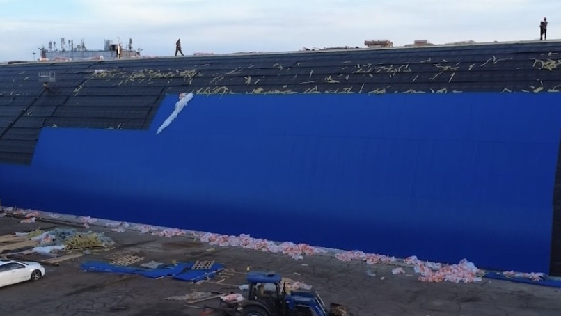 Петропавлда футбол манежінің шатырынан құлаған 24 жастағы жұмысшы көз жұмды