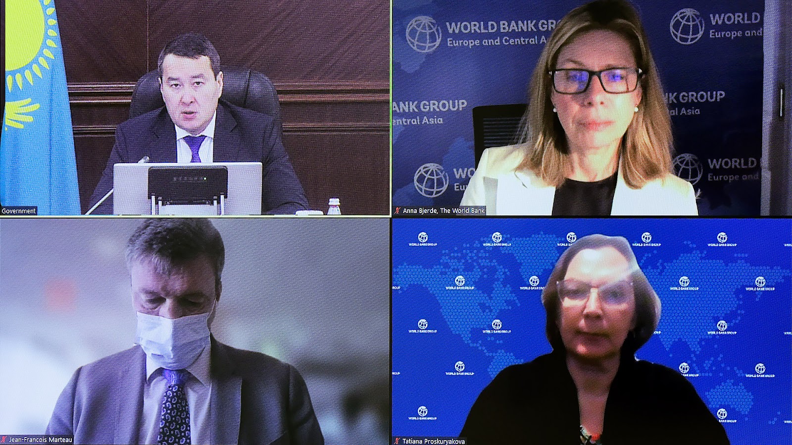 Премьер-министр Дүниежүзілік банктің вице-президентімен кездесті