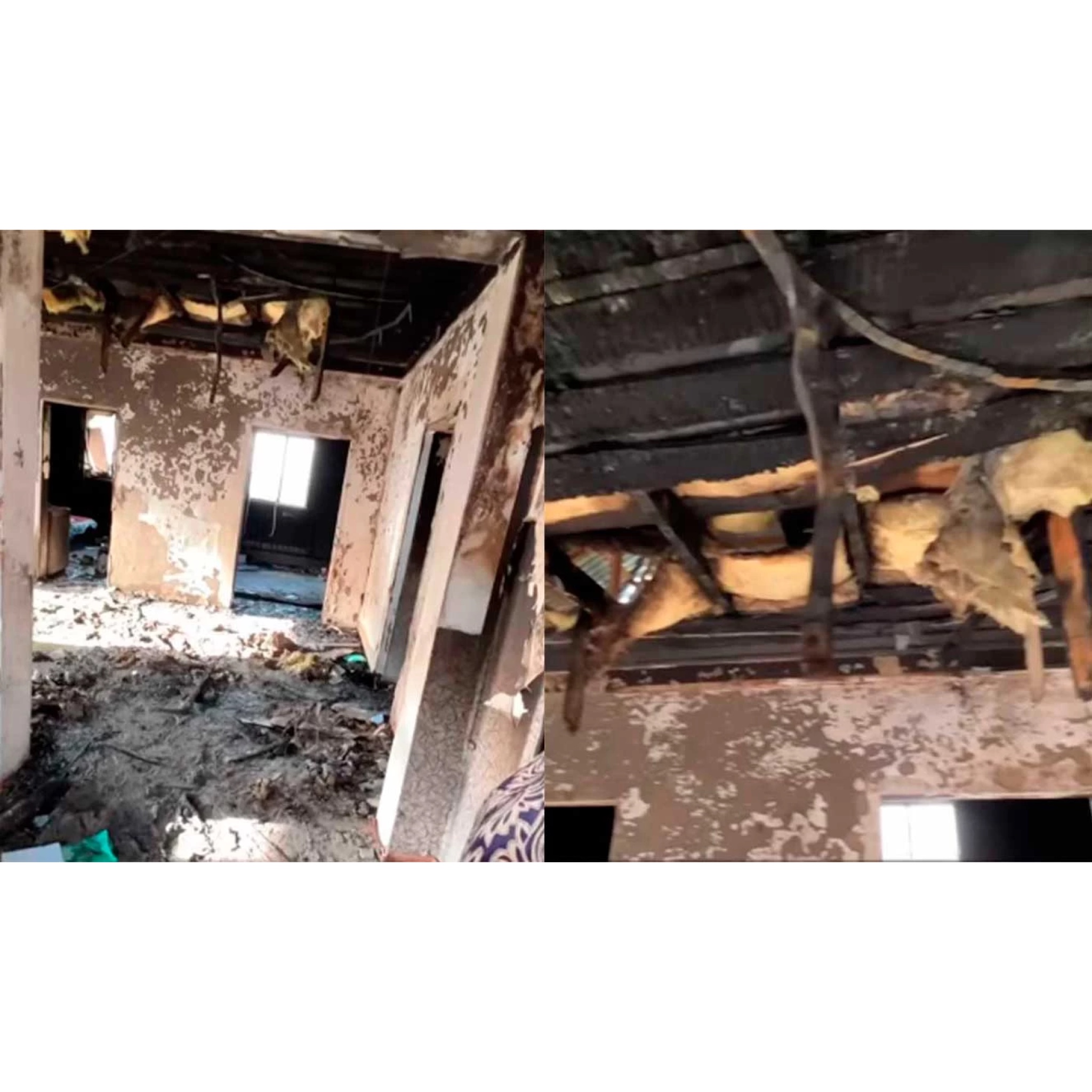 Талдықорғанда көп балалы отбасының үйі өртеніп кетті