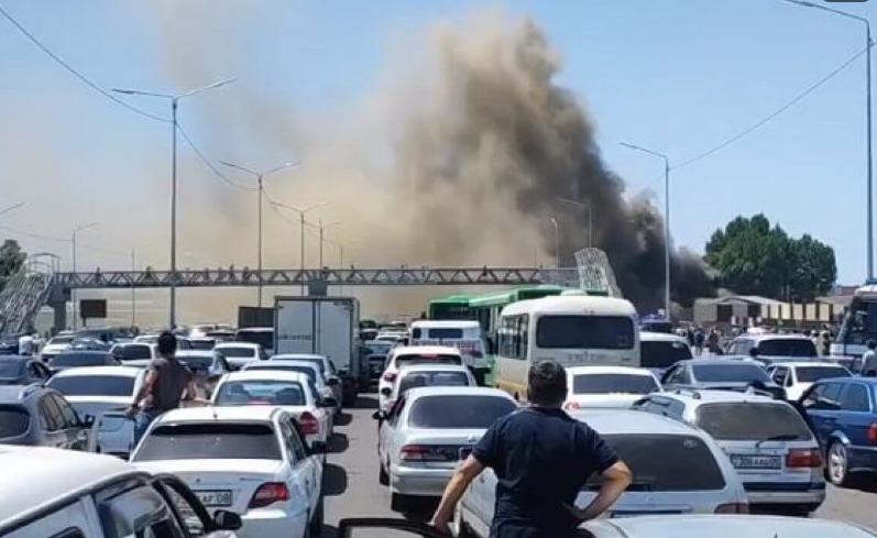 Алтын Орда базарындағы өрт сөндірілді