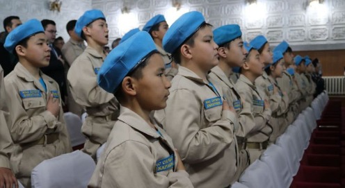 Алматы облысының Ұйғыр ауданындағы орта мектептерде әскери-патриоттық клубтар ашылды