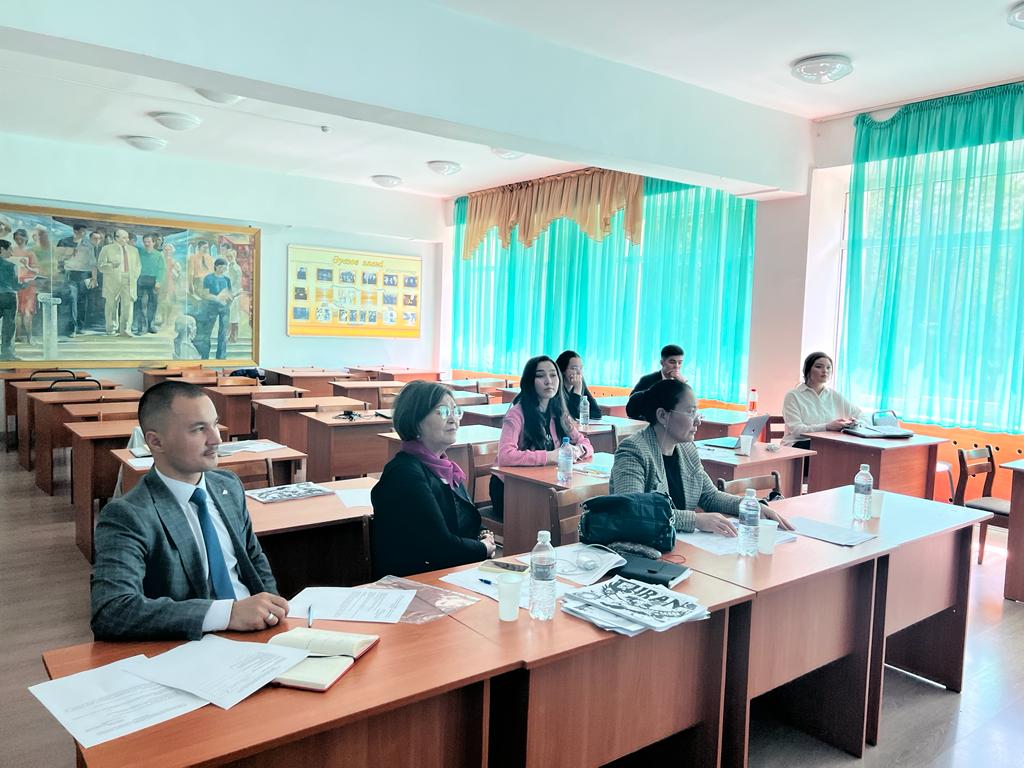 СТУДЕНТТЕР РЕСПУБЛИКАЛЫҚ ОЛИМПИАДАДА БАҚ СЫНАУДА