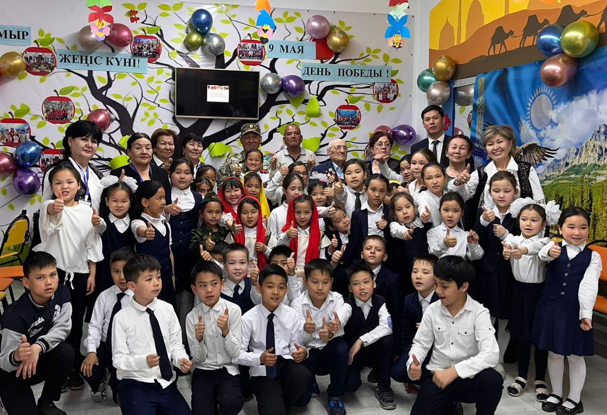 Жетісу аудандық "Шыңға өрлеу" клубында Ұлы Отан соғысы ардагерімен кездесу өтті