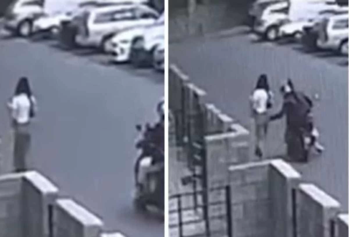 Алматыда өтіп бара жатқан қызды артынан ұрған курьер жазаланды