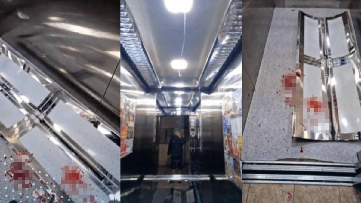 Астанада жеделсатыдағы темір бөлшек әйелдің басына құлап кетті