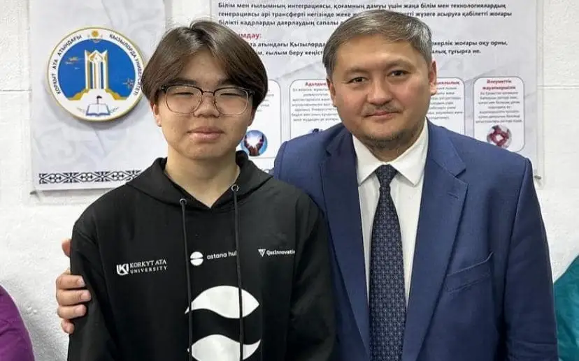 Қызылордалық оқушы жасанды интеллектіні қазақша сөйлетті