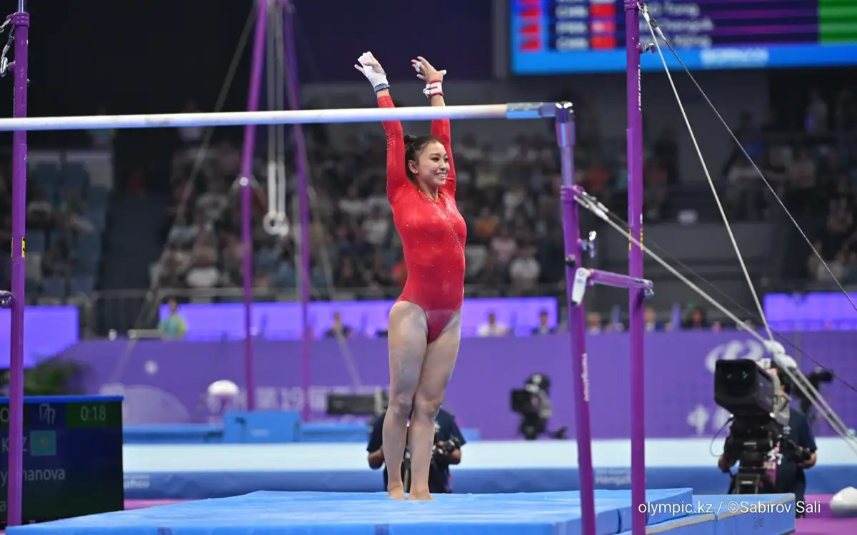 Аида Бауыржанова спорттық гимнастикадан Азия чемпионатында қола жүлдеге қол жеткізді