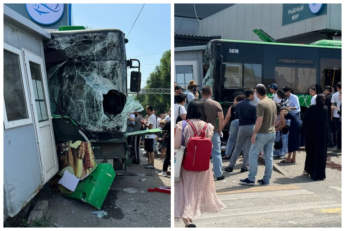 «Бір адам қаза тапты». Алматыда қоғамдық көлік апатқа ұшырады