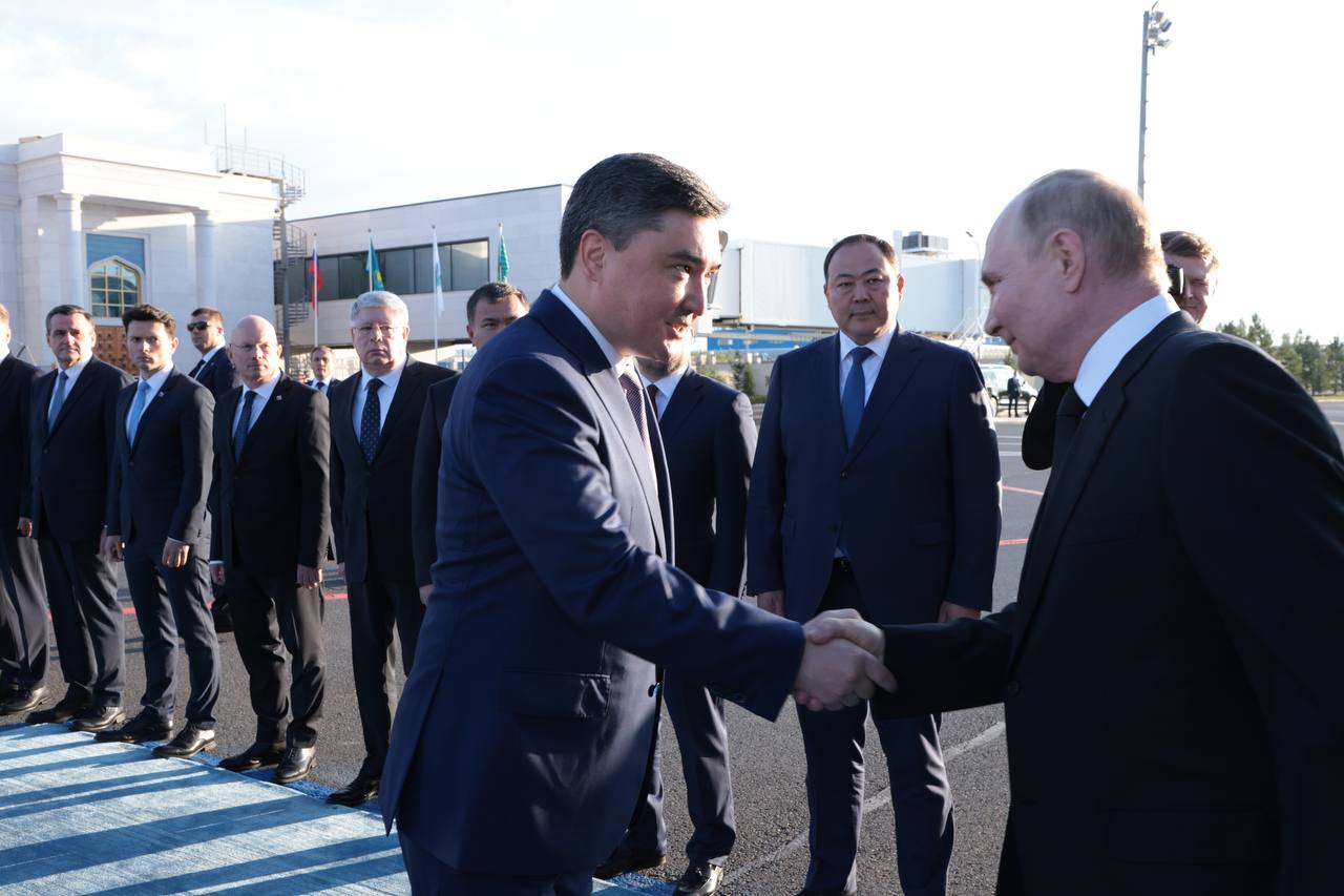 Владимир Путин Астанаға келді