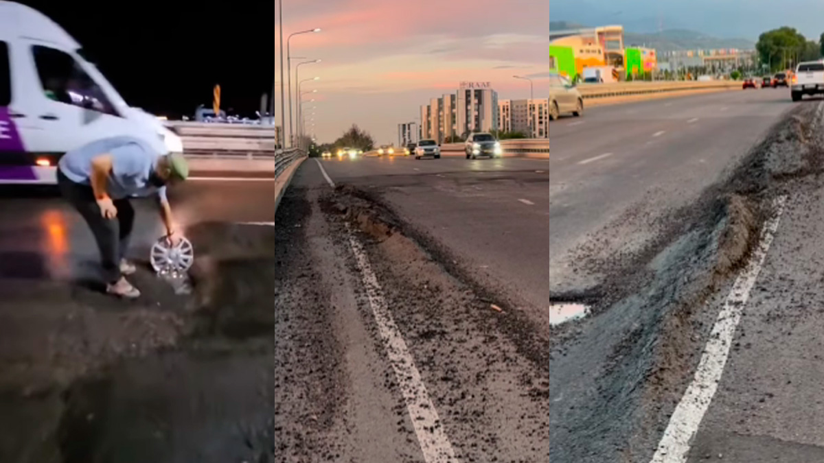 Жүргізушілер дабыл қағуда: Алматыдағы жаңа жолайырықтың жағдайы адам шошытарлық