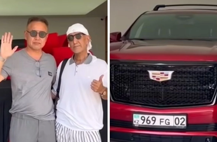 Тұрсен Алагөзов өзбек әншісіне "Cadillac Escalade" сыйлады